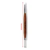 1PC 100% brand new quality Silicone Brush Carving Flower Painting Pen DIY Manicure Tools Stainless Steel Glue Mixed Pen 6