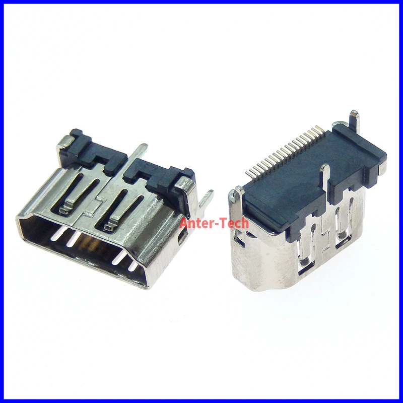 5PCS HDMI FEMale Jack/plug connector 19PIN 19P Vertical SMT SMD 180