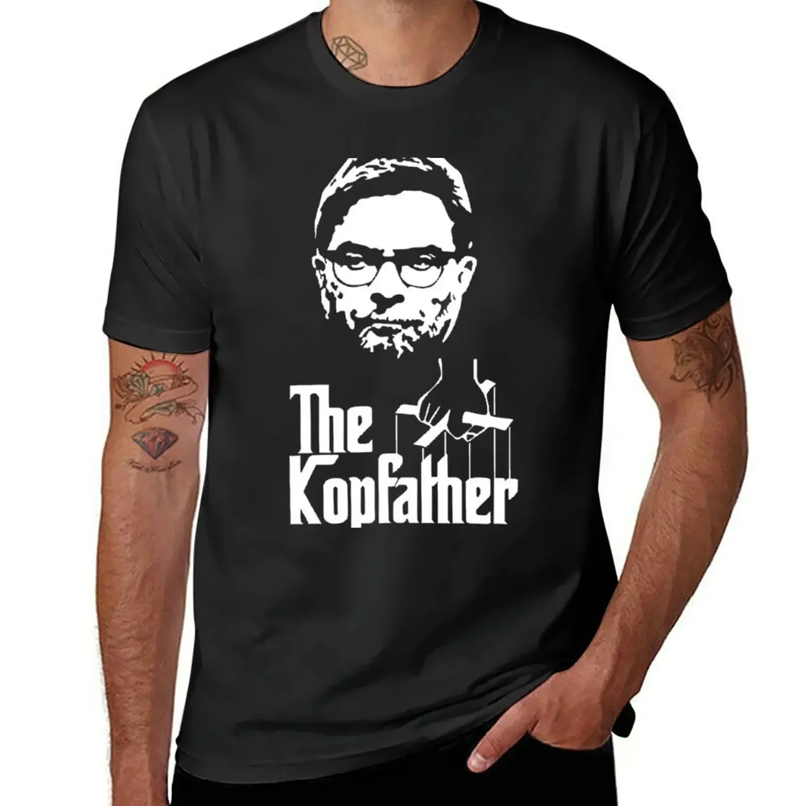 

The Kopfather Jurgen Klopp Slim Fit T-Shirt summer tops oversizeds funny t shirts for men