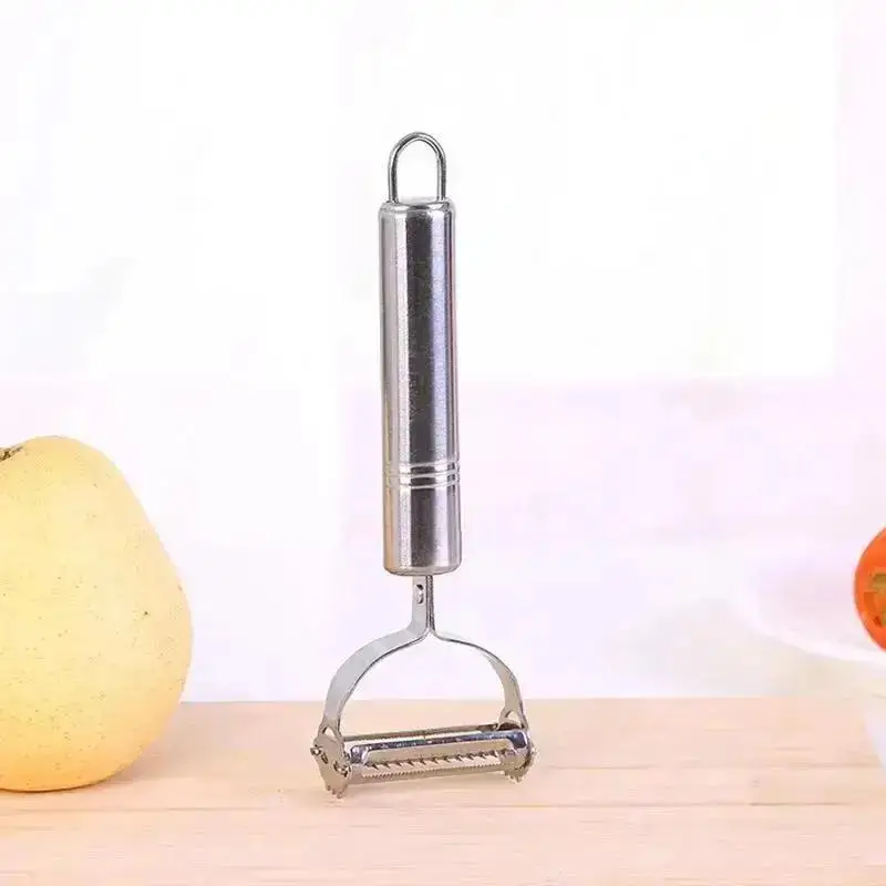 Stainless Steel Peeler Household Multifu Kitchen Scraper Fruit Vegetable Melon Potato Peeler And Slicer Manual Peeler Wholesale