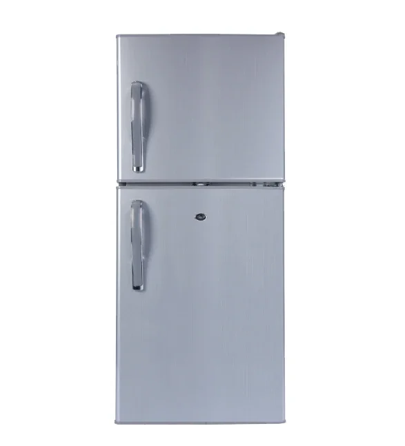 Juka BCD-118L Two Doors Solar Powered Refrigerator DC 12V,Solar Panel,Battery,Controller