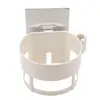 2024 New Abs Hair Dryer Holder Multifunctional Adhesive Hair Drier Organizer Seamless Bathroom Shelves Space Saver Storage Rack 6