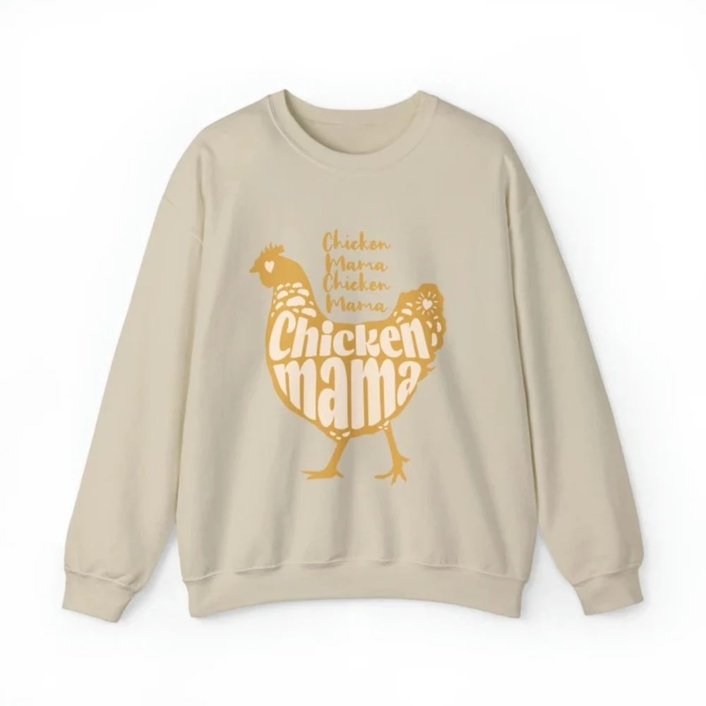 Mothers Day Chicken Sweatshirt Love Chickens Animal Easter Retro Shirt Farmer Funny Thanksgiving Trendy Crewneck Coquette Top 500 pcs farm fresh eggs stickers from happy chickens label 1 5 inch farm chicken eggs stickers carton market package