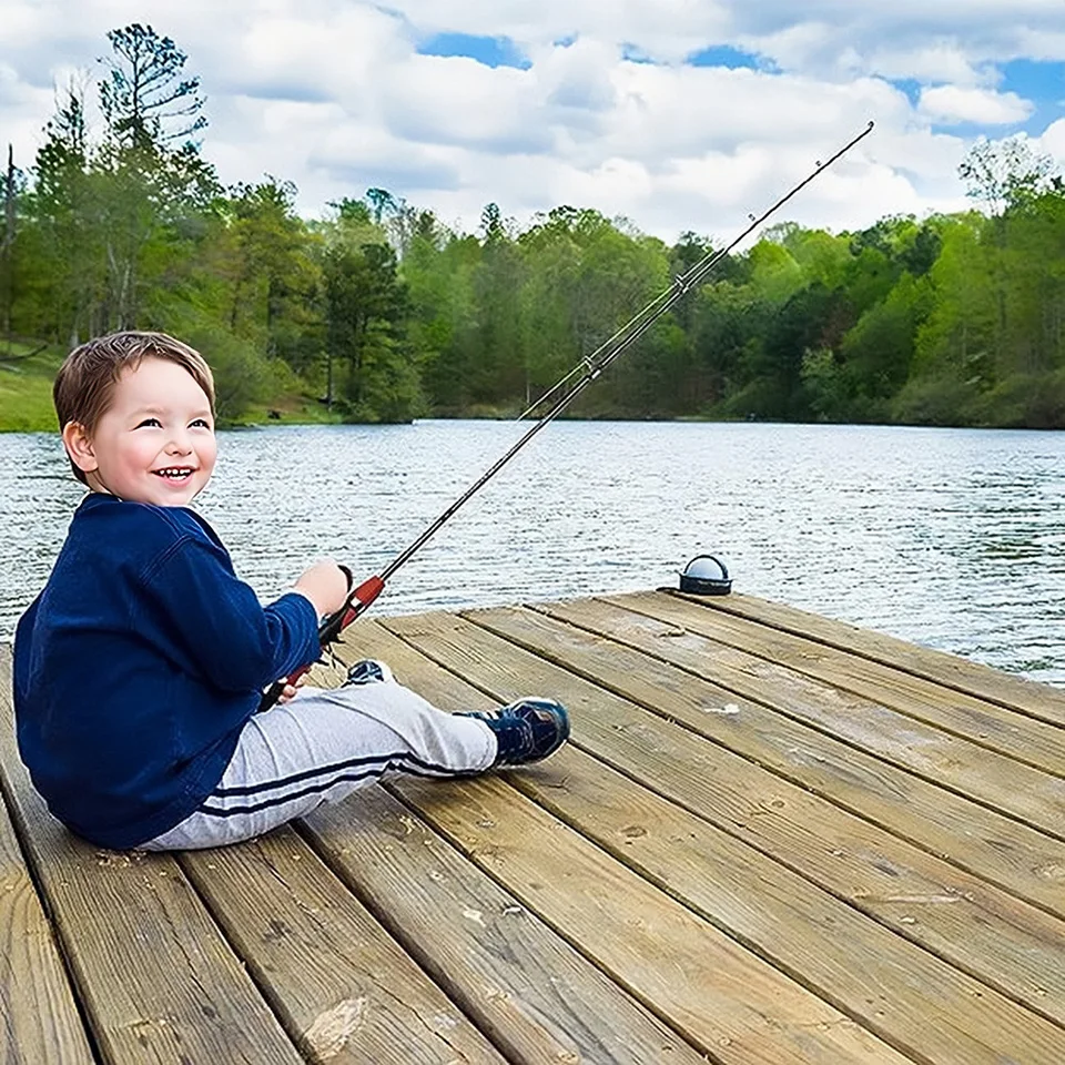 Set Da Pesca Per Bambini – Canna Telescopica E Mulinello Combo