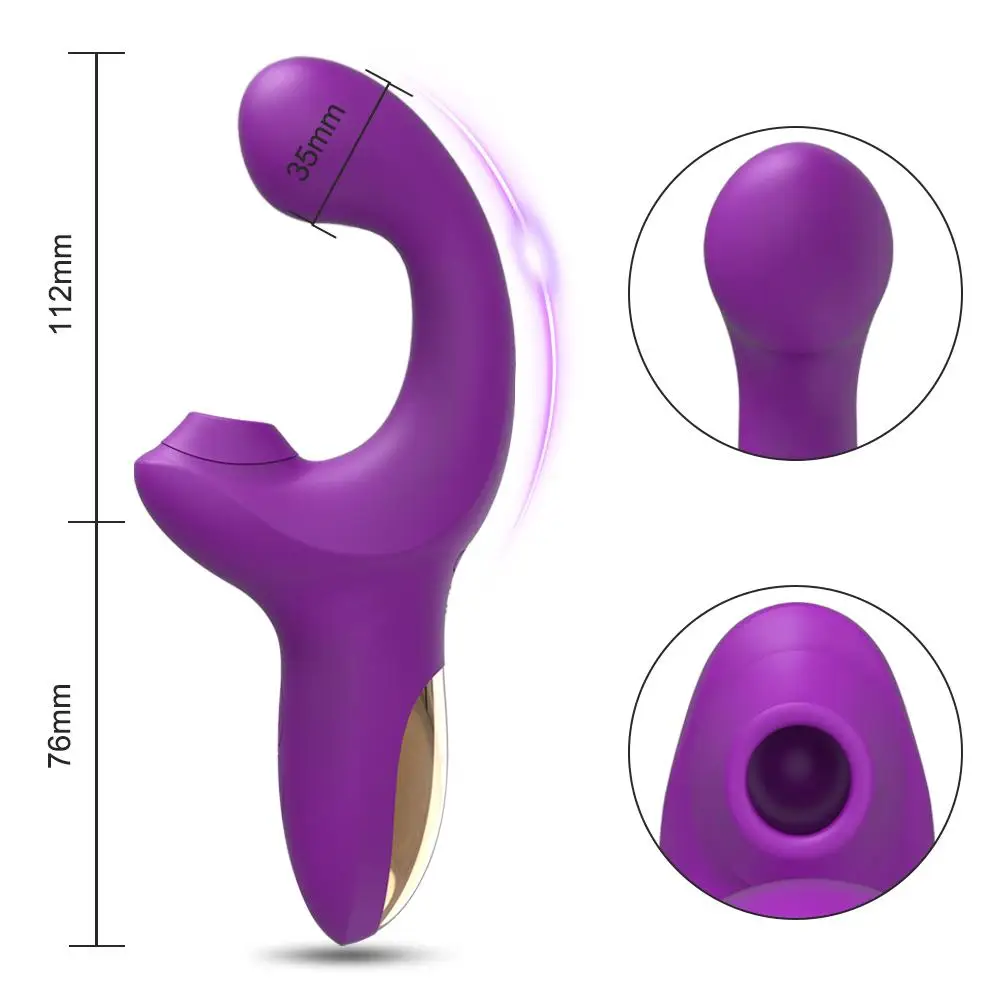 G Spot Vibrator 20 Speeds Clit Sucking Toy Dildo Adult Sex Toys Clitoral Stimulator Vibrating Finger Massager Dildos For Women images - 6