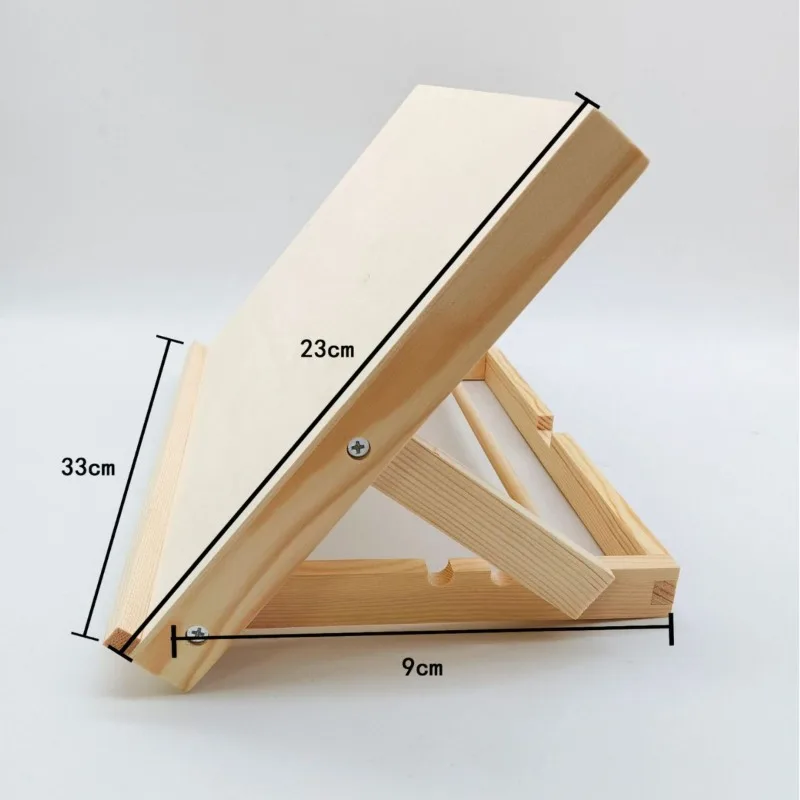 Tavolo da Disegno in Legno A3 Regolabile e Portatile, Cavalletto Multiuso Ideale per Pittura all'Aperto e Creazioni a Mano - immagine 2