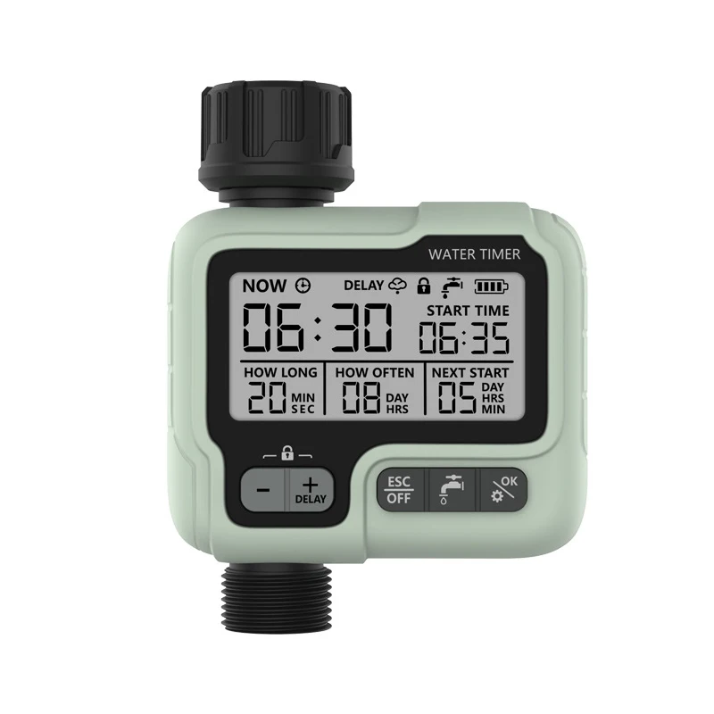 

Eshico Garden Water Timer Automatic Rain Delay System Plants Lawn Greenhouse Drip Irrigation Equipment Self-watering Device