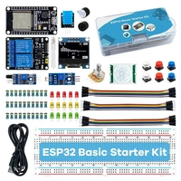 Basic Starter Kit for ESP32 ESP-32S WIFI Development Board for Arduino Project Learning Kit with Tutorials ESP32 kit with box