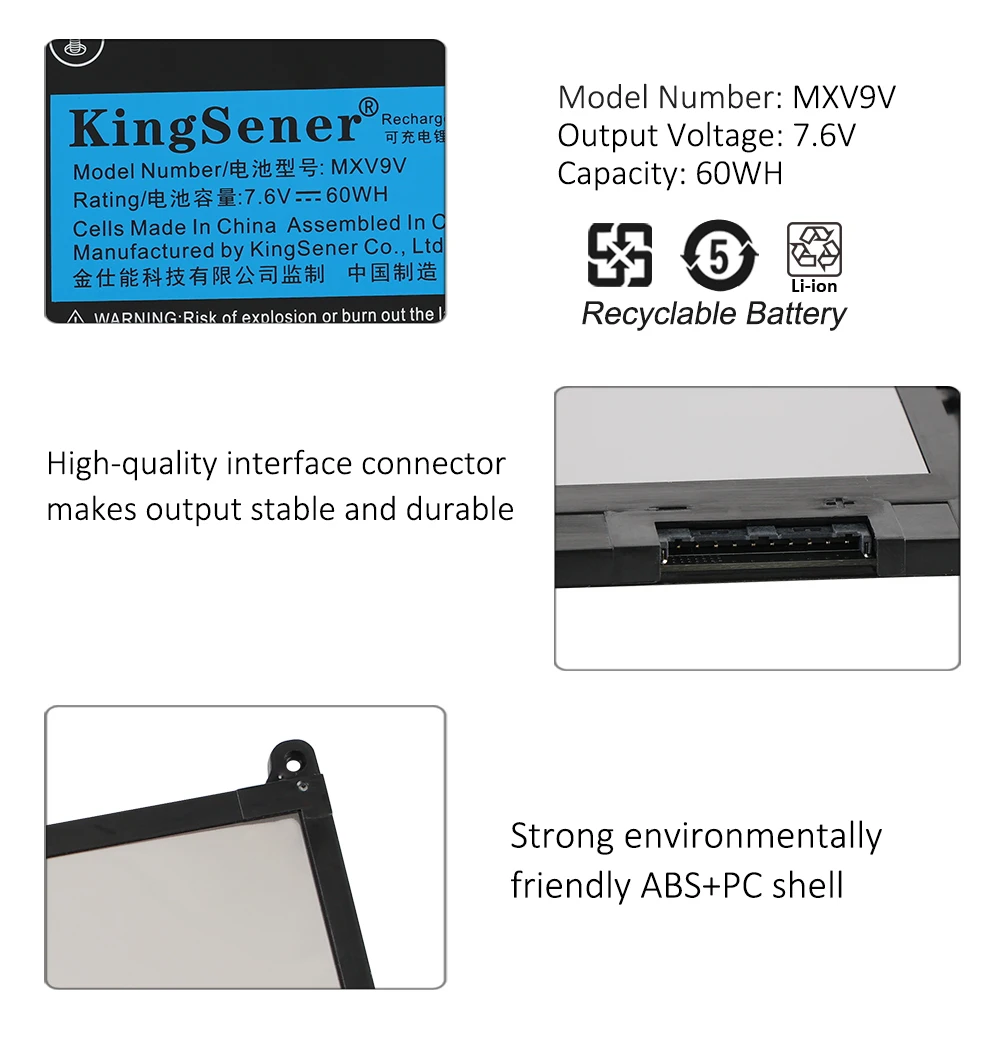 【純正】DELL 60Wh バッテリー KXVVW 楽天市場】【純正】Xps 13 9360-3621 7.6V 60Wh dell ノート PC