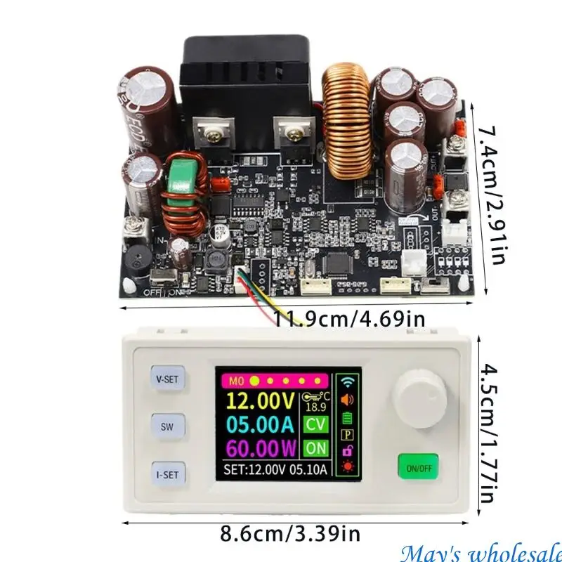 전류 안정성이있는 전문 70V 25A 조정 가능한 전원 448a