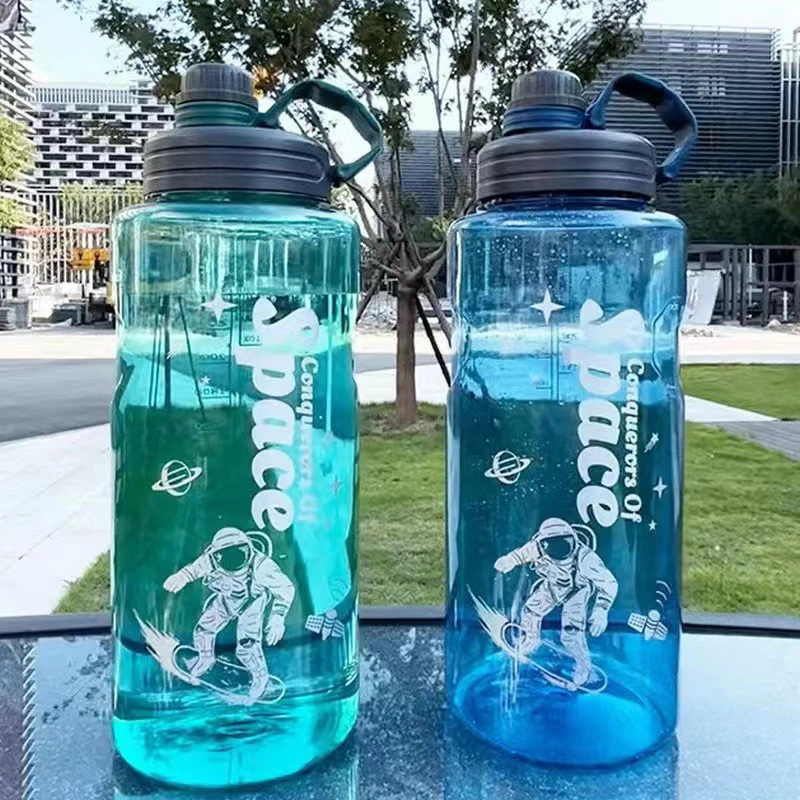 1 조각 휴대용 여행 대용량 스포츠 병 BPA 무료 친환경 누출 방지 야외 피트니스 머그 야외 식기
