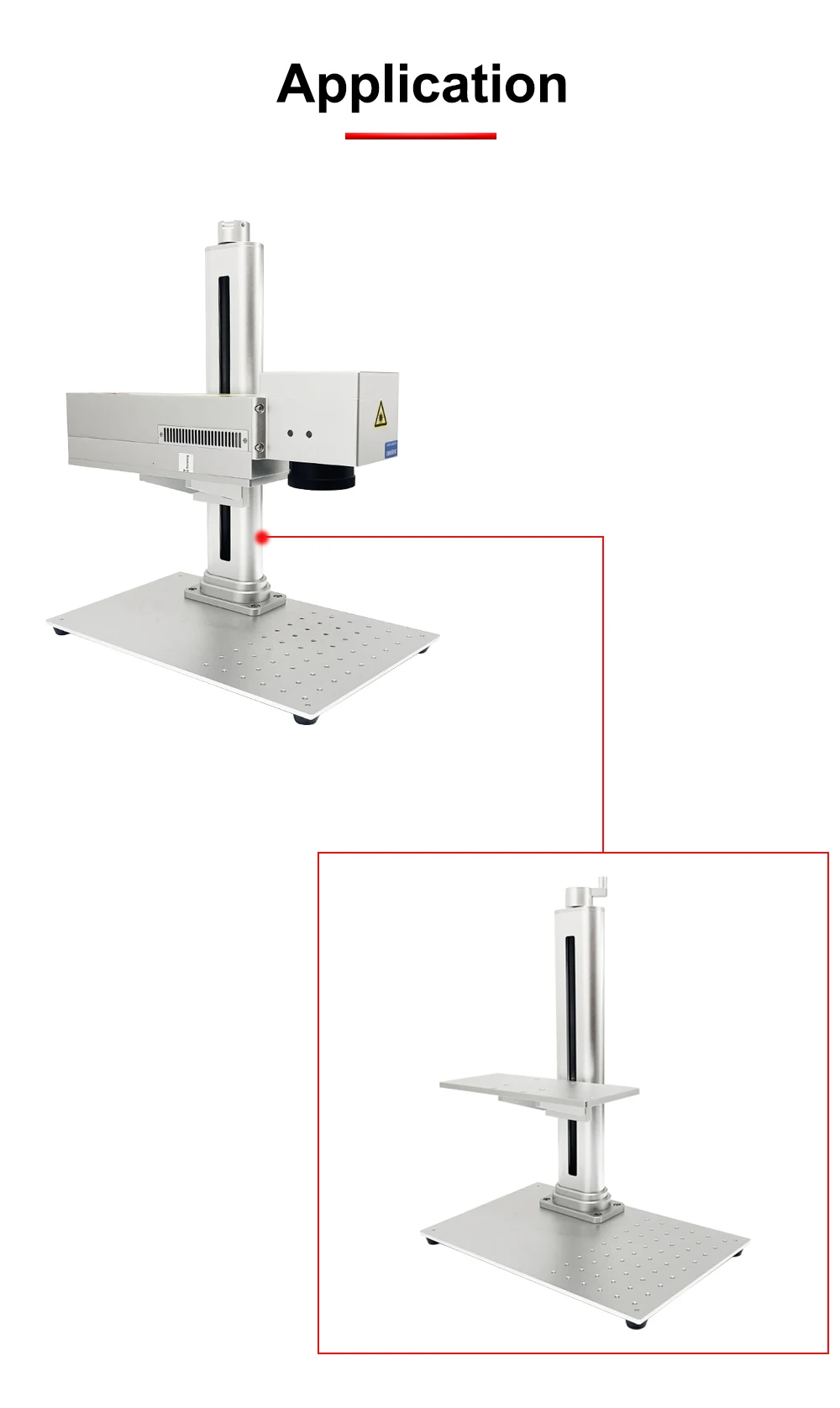 Hunst 20w jpt m8 mopa diy fall farbe tragbare faser laser beschriftung maschine fall – Detail 3
