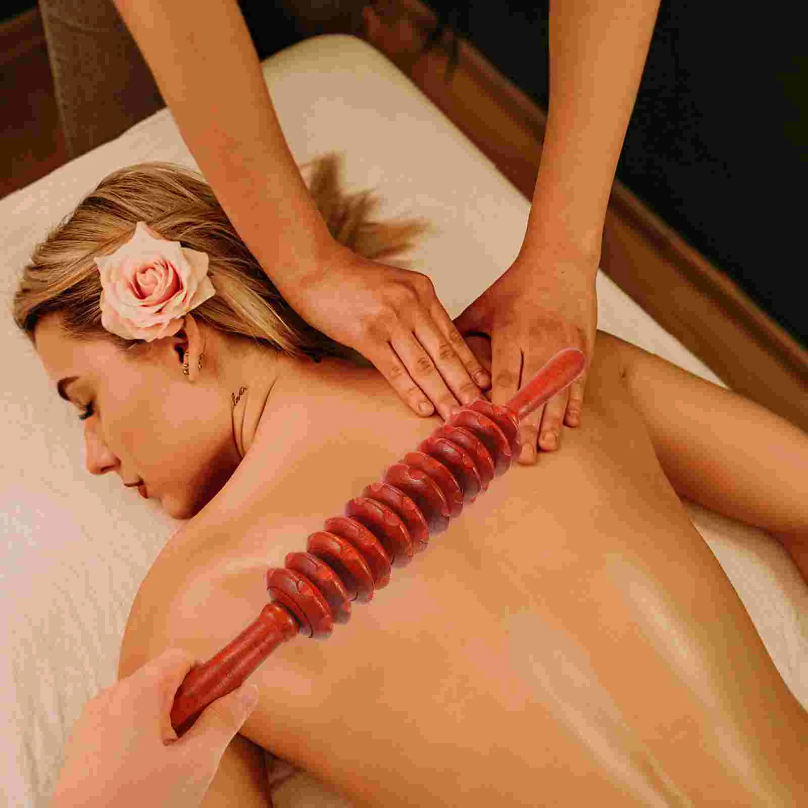 

Деревянная Массажная палочка, роликовый массажер для спины