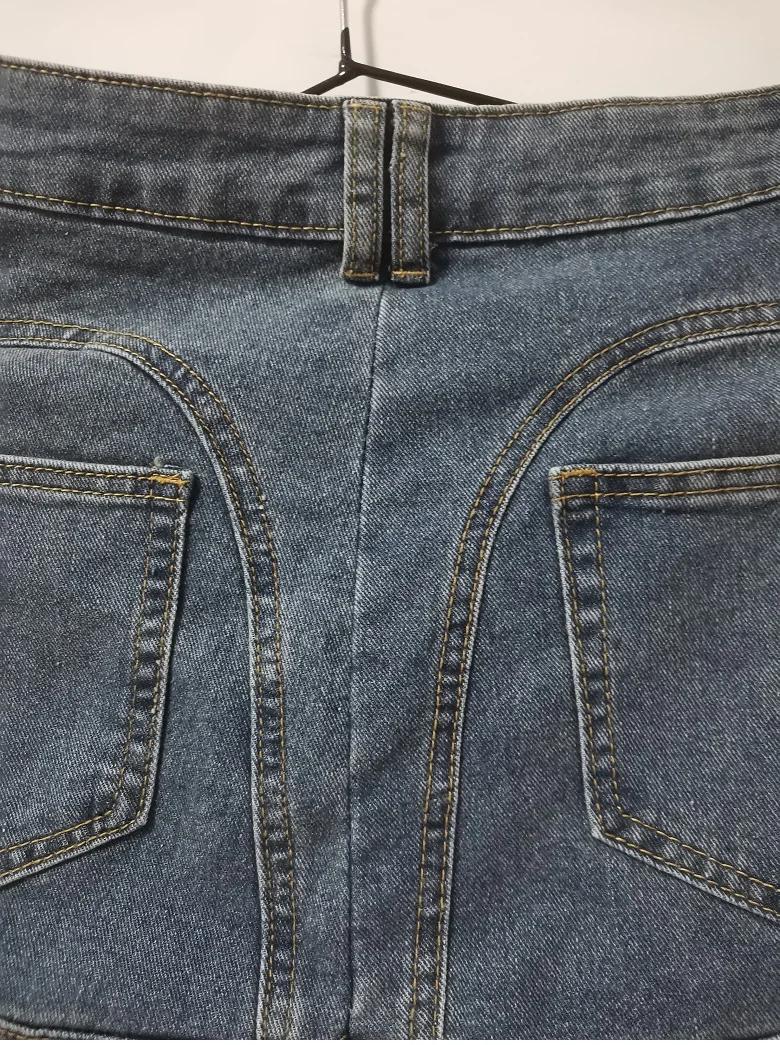 Women's 2024 Spring Sexy Jeans Hollow-out Mesh Yarn Splicing Jeans Personality Slim Fit Hip Mop Casual Long Pencil Denim Pants