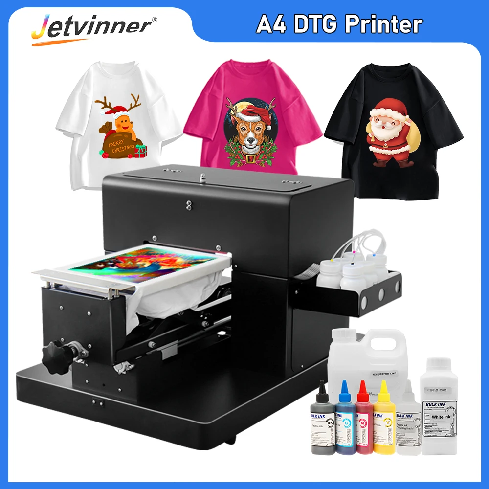 

A4 DTG Printer DTG T shirt Printing Machine Directly to Garment impresora dtg textil Printing Clothes Machine For T shirt