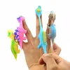 5/10pcs Mini Dinosaur Slingshot Toy Kids Children Creative Cartoon Animals Finger Games Stress Relief Shooting Playing Favors 2