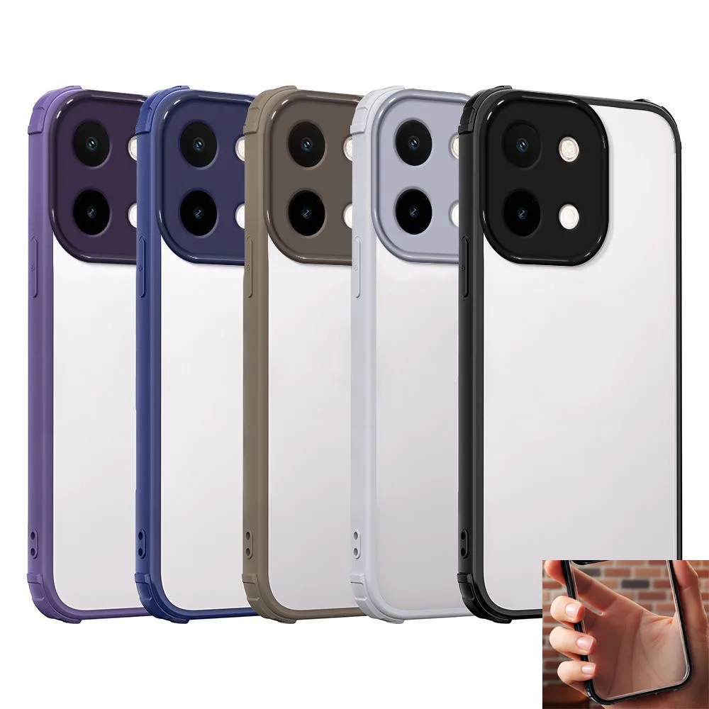 Enhanced Anti-Drop Shockproof Hard Acrylic Back Phone Case with Advanced Protection