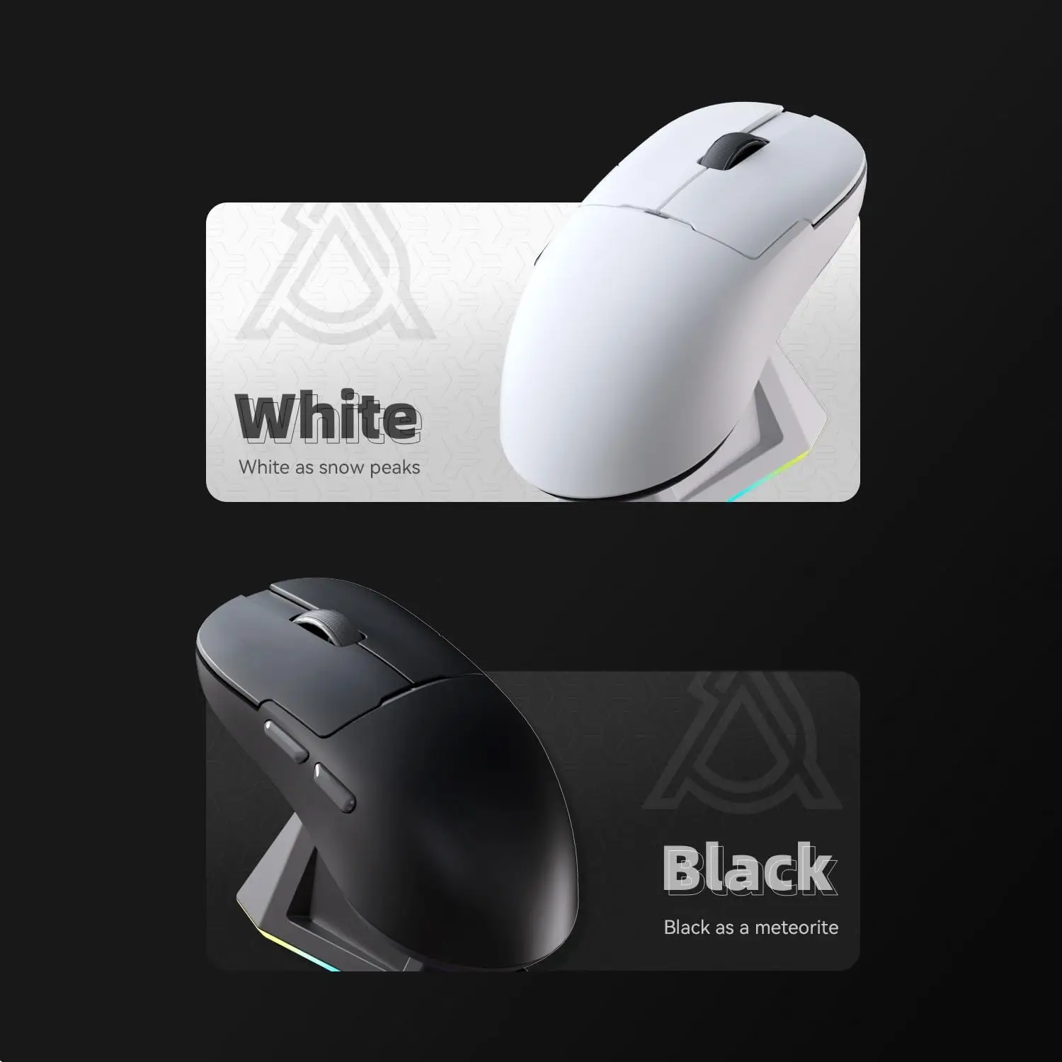 AJAZZ AJ159Pro 8Khz Gaming Mouse 56g Lightweight BT/2.4G/Wired Tri-Mode Magnetic Charging Dock PAW3395 Sensor 26K DPI