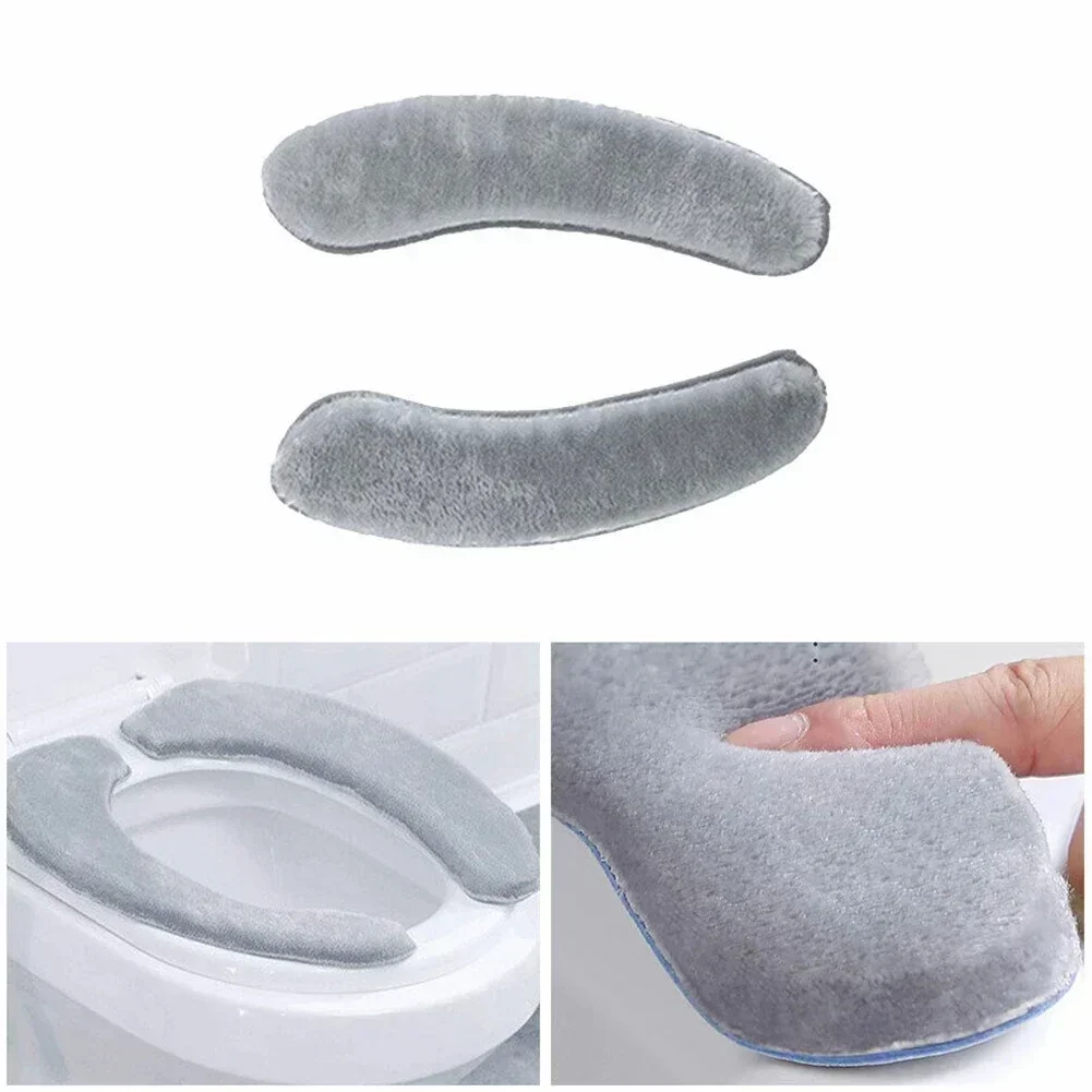 Toilet Seat Cover Toilet Mat Toilet Seat Cushion Washable Soft Warmer Mat Cover Pad Bathroom Accessories