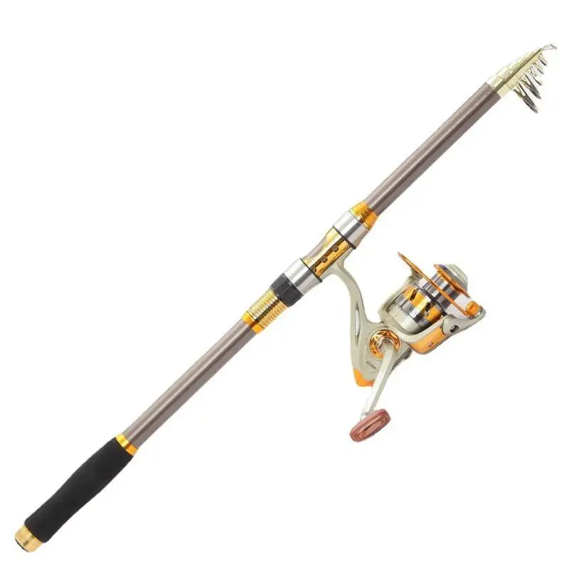 Wholesale Bait Caster Sea Fishing Rod Telescopic Carbon Fishing Rod Combo  And Reel Full Kit Big Game Surf Fishing Casting Rods - AliExpress