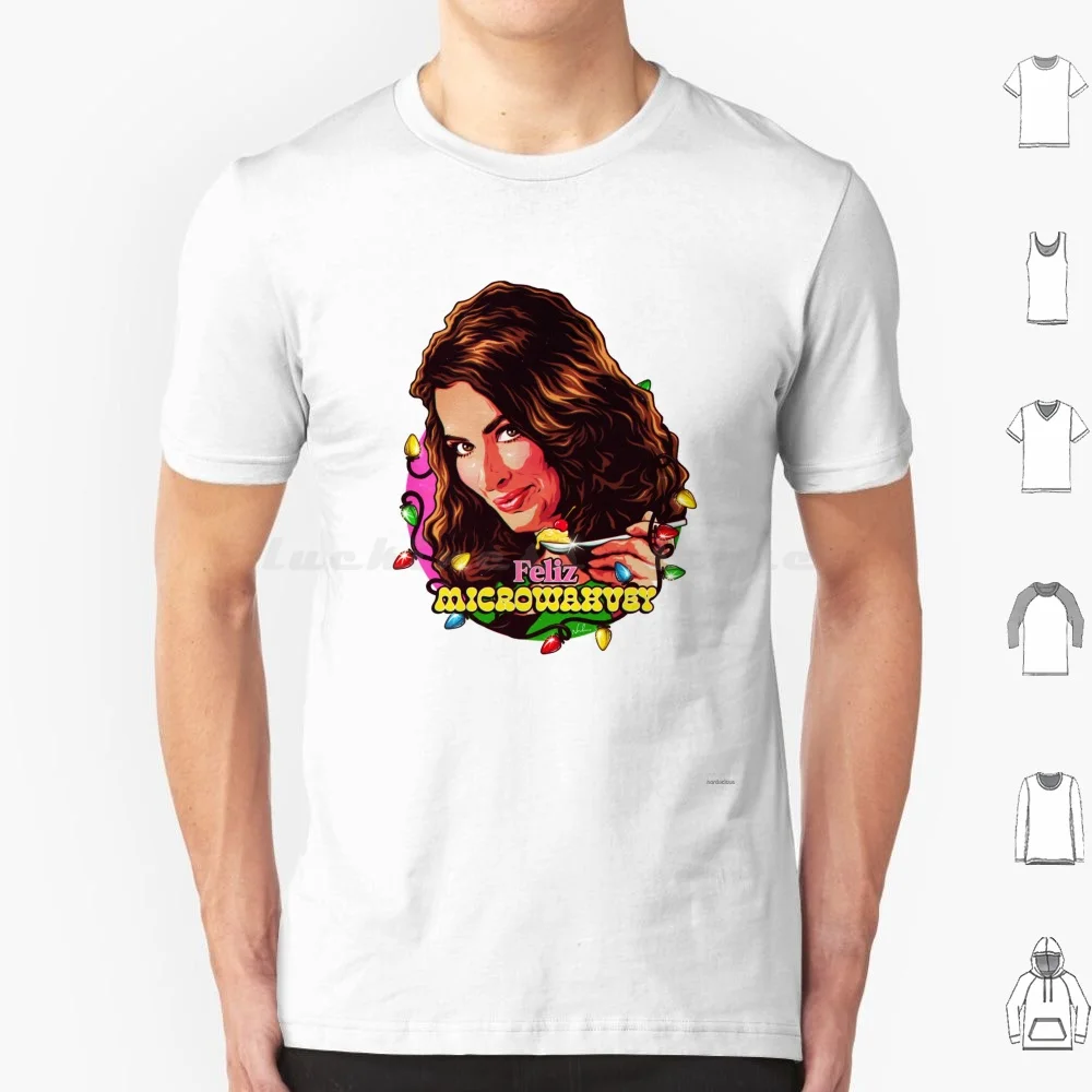 Feliz Maglietta Per Microonde Cotone Uomo Donna Stampa Fai Da Te Nigella Lawson Chef Di Natale Chef Cooking Cook Maglione Di Natale Festivo