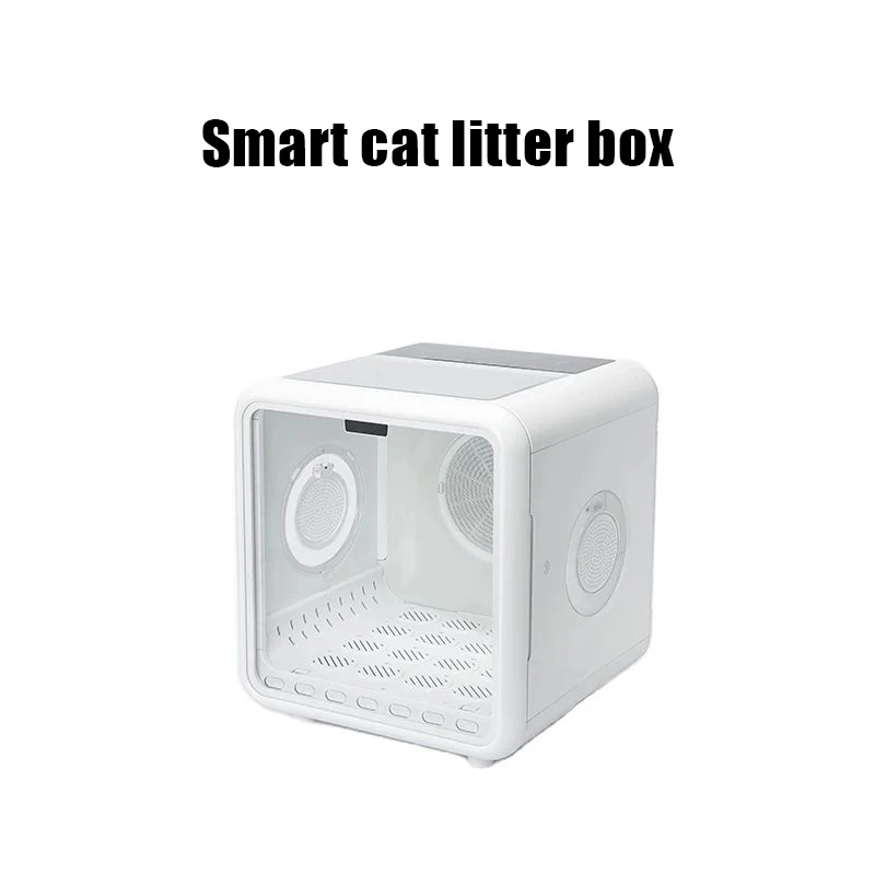 

2024 New 72L Intelligent Cat Litter Box APP Intelligent Remote Control with Sunroof Design One Click Sterilization Mode Cat Box