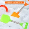 4 Pcs Play with Snow Machine Blocks Makers for Snowfield Portable Games Playing Toys Stainless Steel Clamps Kids Molds 4