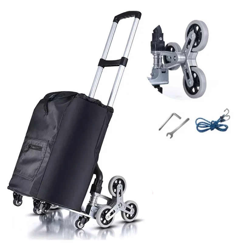 

Folding Hand Truck Dolly Cart for Moving Heavy Duty Fold Up Shifter Trolley Luggage Cartfor Travel Shopping Office Use With Bag