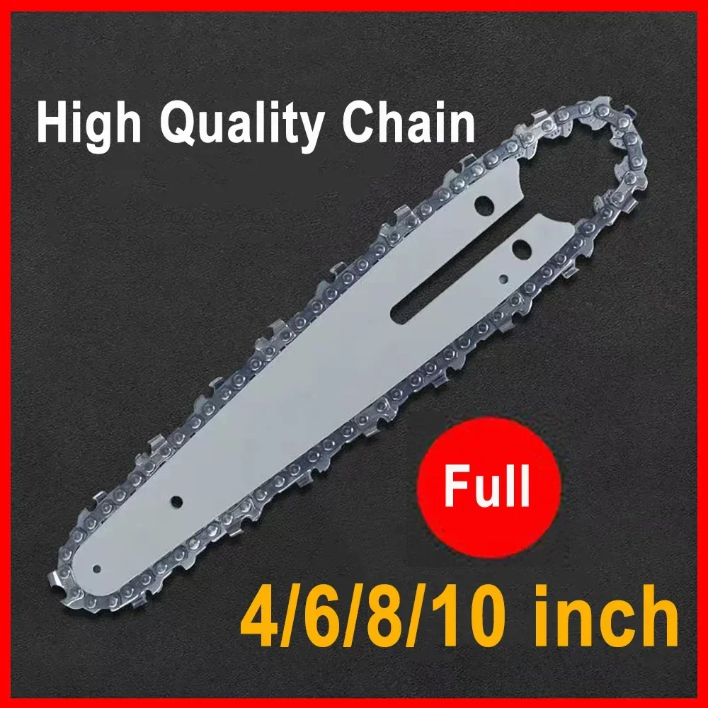 1/4 chainsaw chain 4/6/8 inch Mini Steel Chainsaw Chains Electric Chainsaws Accessory Chains Replacement Mini Electric Chainsaw 2