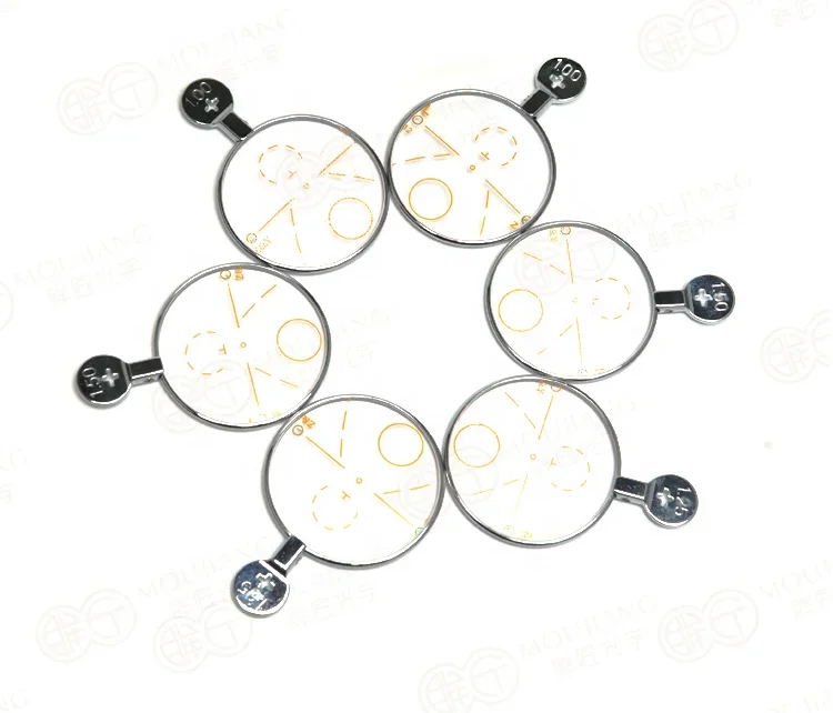 Ophthalmic equipments progressive multi-focus lenses trial lens set