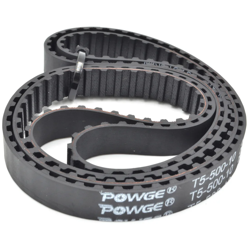 T5 370 Steel Wire Closed Loop PU Timing Belt Length 370mm - View #2