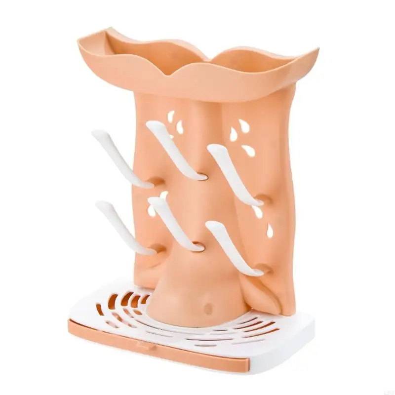 Baby Bottle Drying Rack Space Saving Baby Bottle Rack for Countertop Organize 425F