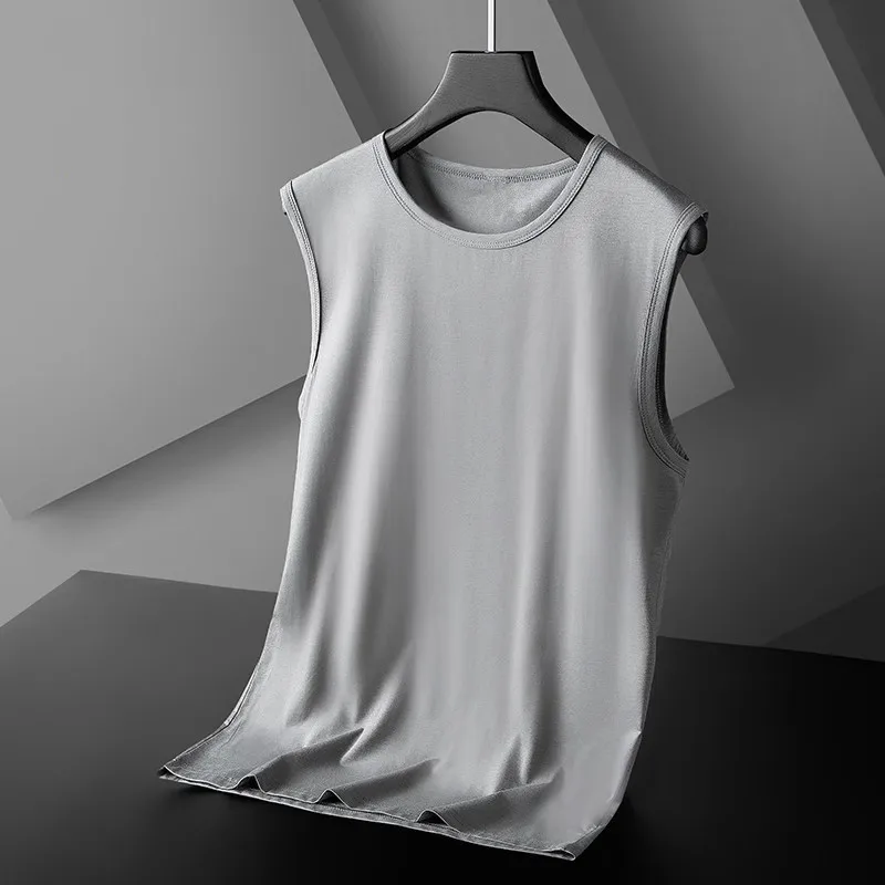 Sports Sleeveless Vest Men Bodybuilding Motion Outerwear Breathable Elastic