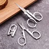 Folding Pocket Scissors Multifunctional Stainless Steel Folding Small Scissors Household Mini Thread Cutting Nail Tools Stainles 3