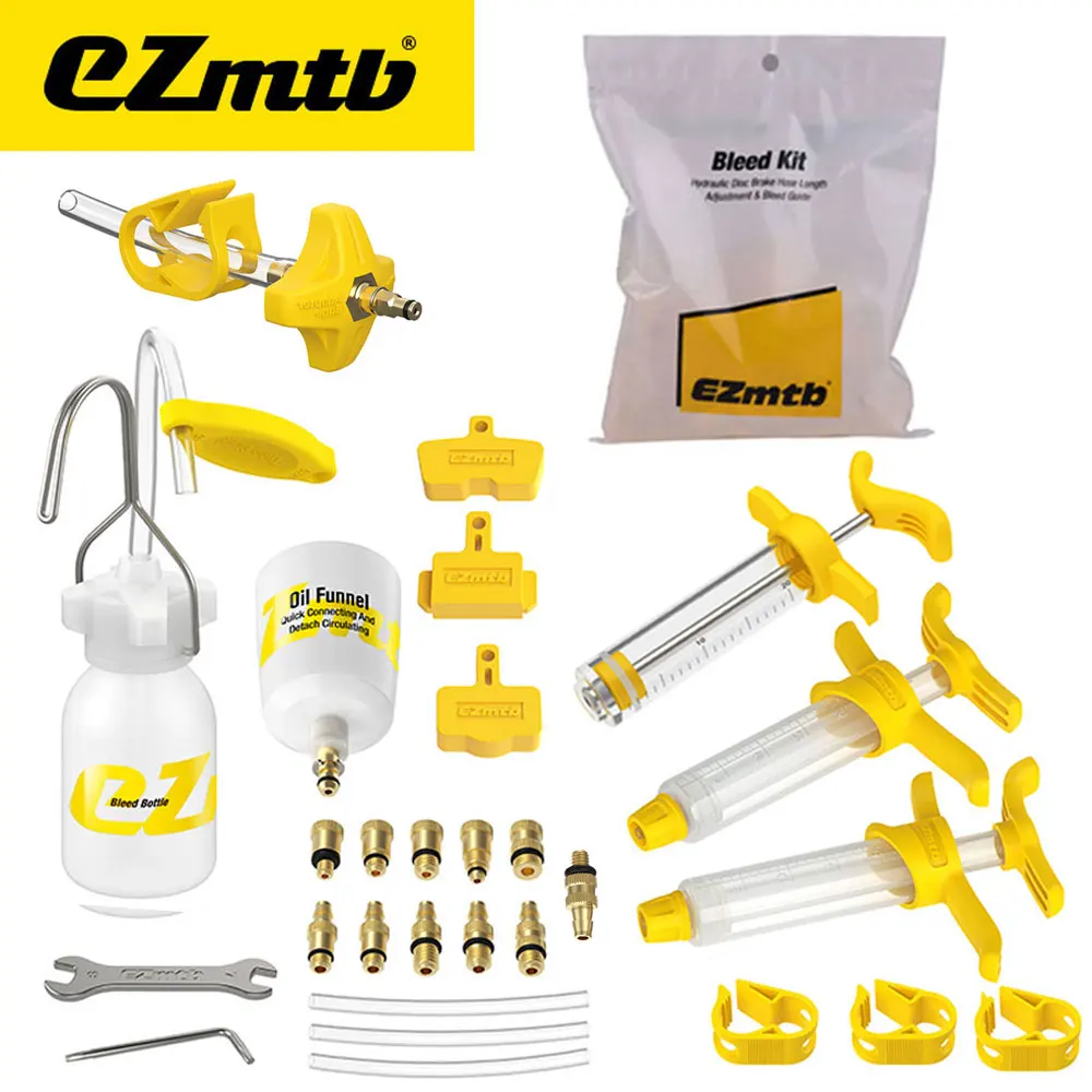 Ezmtb 2022 Pro Bicycle Hydraulic Disc Brake Oil Bleed Kit Tools For