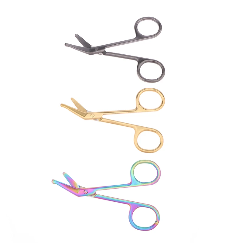 Bestseller 11CM Edelstahl-Gazeschere Verbandschere Chirurgische Schere Haushalt-Gipsschere Krankenschwester-Schere – Detail 7
