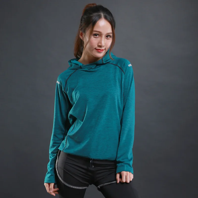 Women Fitness Gym t Shirt Quick Dry Sport Running t-Shirts Long Sleeve Bodybuilding Top Elastic Training Yoga Shirt Gym Clothing 3