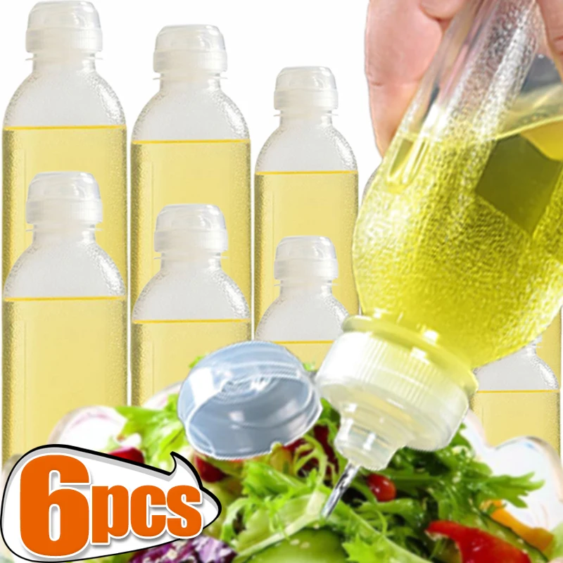 Kitchen Oil Bottle Squeeze Seasoning Bottle Screaming Oil Control Bottles Salad BBQ Dispenser Sauce Soy Condiment Container Tool