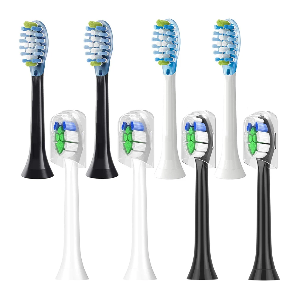 

Replacement Brush Heads For Philips Sonicare Flexcare Diamond Clean White Protective Clean FlexCare HX6064/14 HX9073 HX9043