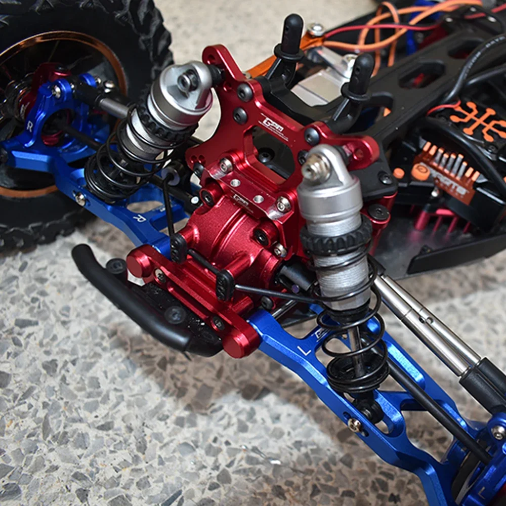 LOSI 1/10 Lasernut U4 Tenacity DB TT Pro RC카 업그레이드 부품용 GPM, 금속 전면 차동 케이스, 기어박스 쉘, LOS232023