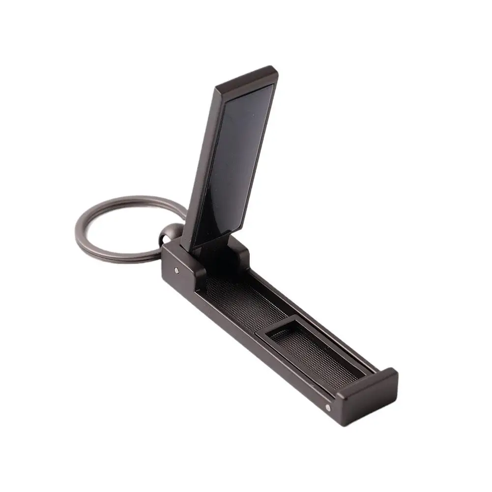 Creative Keyring Metal Foldable Bag Purse Hook Handbag Hanger Purse Hook Handbag Holder Shell Bag Folding Table Hook Phone Holde