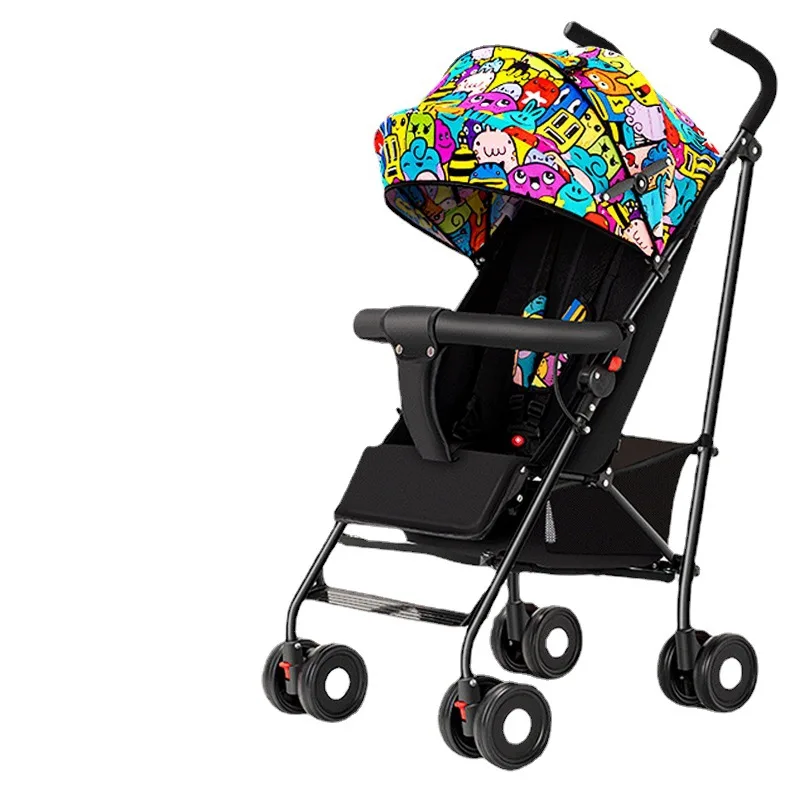 Baby Stroller Can Sit Lightweight Folding Children Baby Stroller Bb Cart