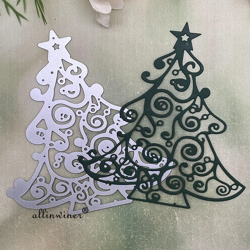 

New Stars christmas tree Metal Cutting Dies Stencils Die Cut for DIY Scrapbooking Album Paper Card Embossing