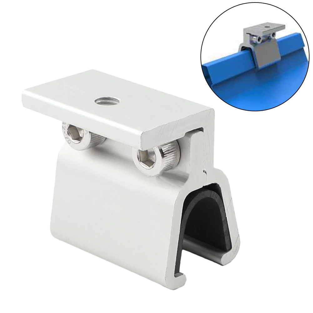 

Solar Panel Clip Easy to Use Aluminum Alloy Clamp for Photovoltaic Roof Corner Fixing Long lasting Performance
