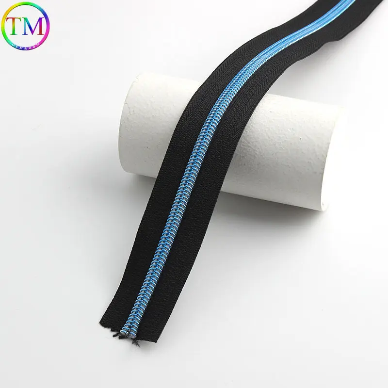 20/50 Yards 5# Nylon Zippers For Jacket Bags Purse Decor Zip By The Meter Coat Garment Zipper Repair Kit DIY Accessories