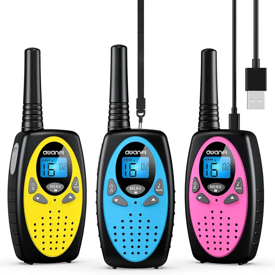 Rechargeable Walkie Talkies for Kids and Adults