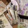 100 pcs Vintage Material Paper DIY Diary Album Background Paper Decoration Flower Butterfly Scrapbooking Junk Journal Supplies ﻿ 3