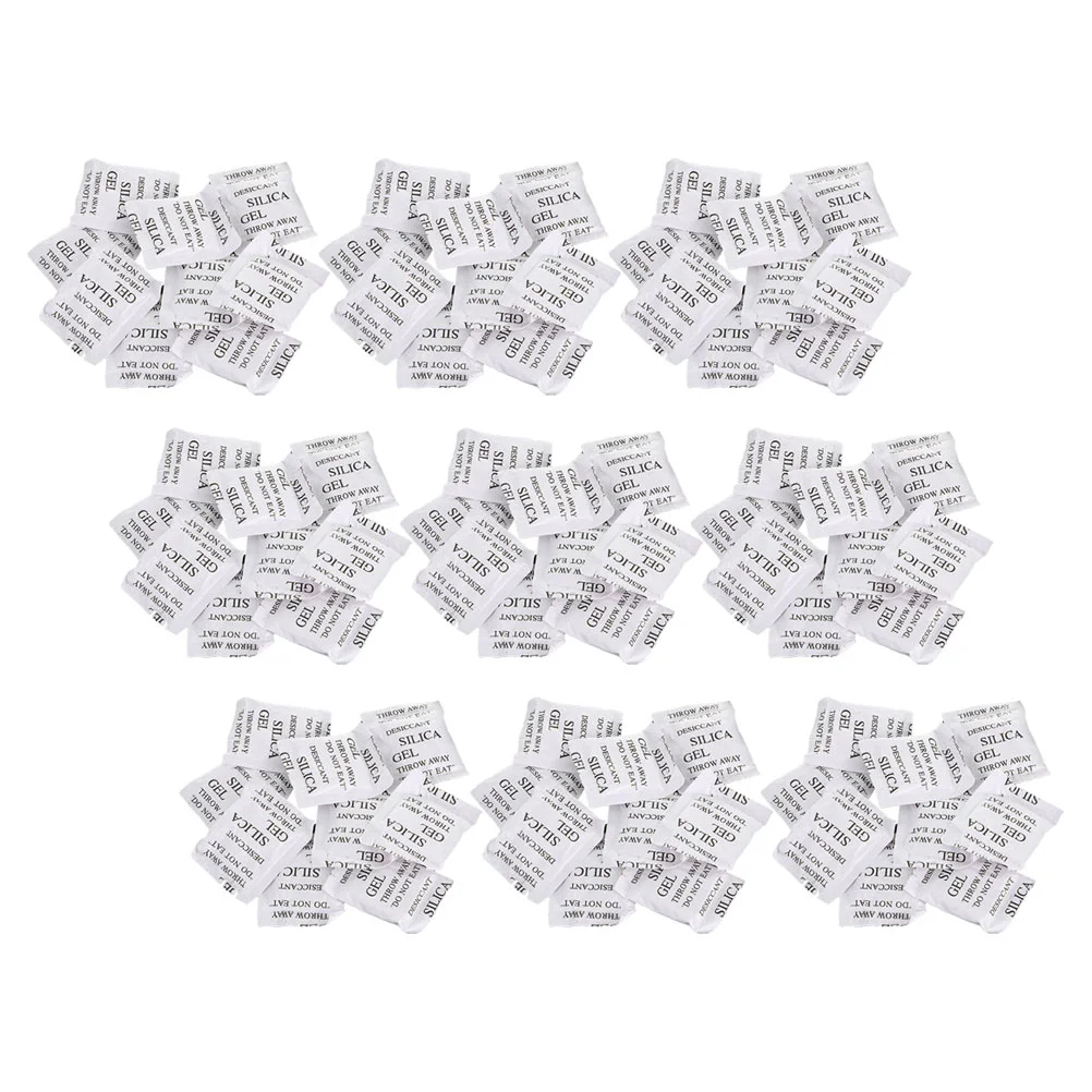 Silica Gel Desiccant Moisture Absorber Bags 100 Pcs Hygroscopic Agent Efficient Powder Humidity Absorbing Anti