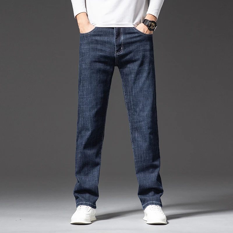 Denim Pants Denim Trousers Men Trousers Cargo Jeans y2K vintage Clothes Men's Baggy Pants vetement homme Mens luxury Denim Black Blue Colors Jeans Plus Size 44 46