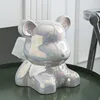 Ceramic Violence Bear Tissue Box Holder Light Luxury Home Table Tissue Box Bedroom Room Creative Organizer Kawaii Case 3